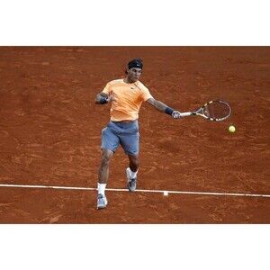 Nike Rafa Nadal 2012 Clay Tennis Medium Shirt Peach/Orange